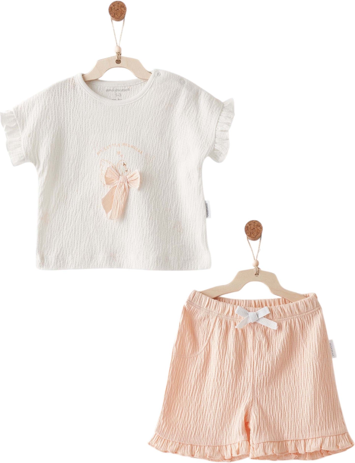 Peach Swan Set