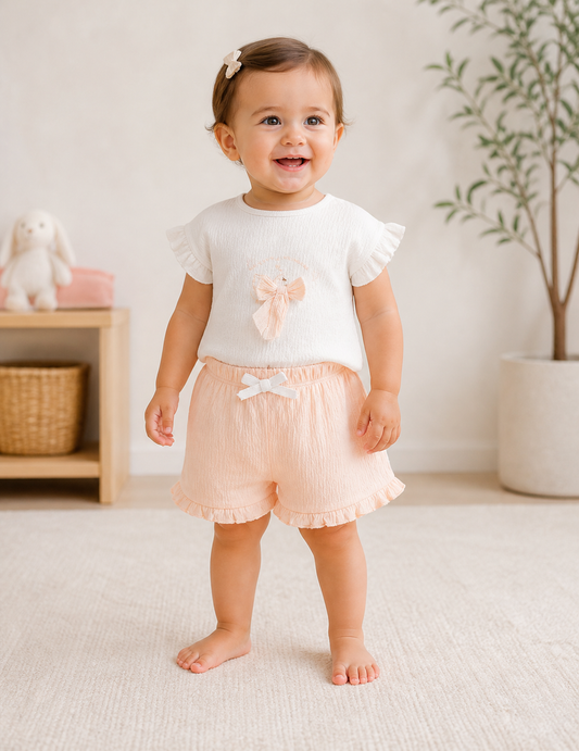 Peach Swan Set